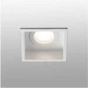 Faro Barcelona - Faro Hyde - White square Recessed Downlight IP44, GU10