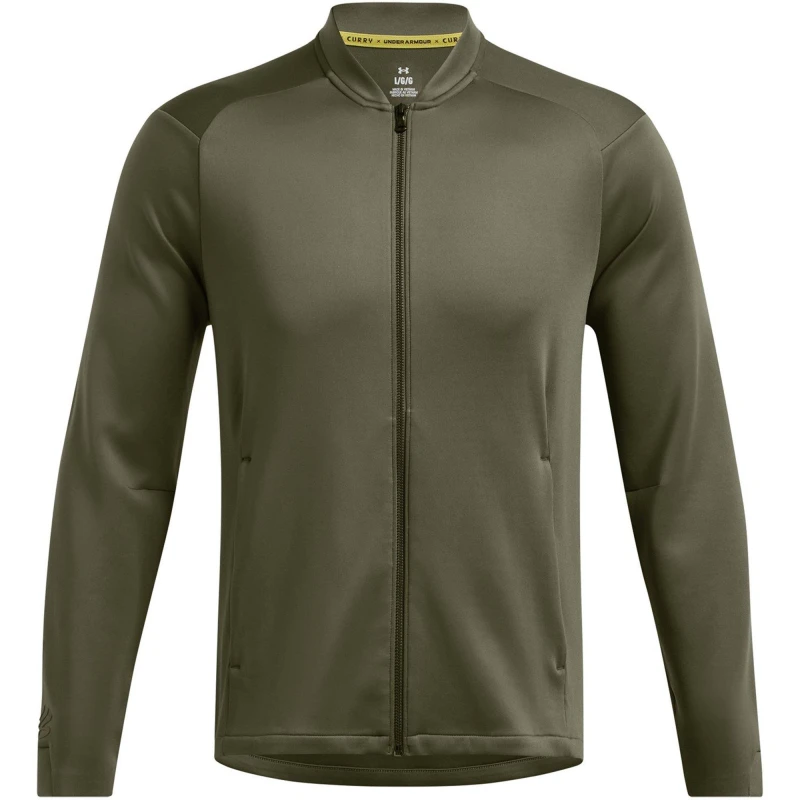 Image of Under Armour Curry Travel Jacket Mens - Green Green XL
