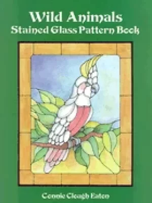 Image of wild animals stained glass pattern book