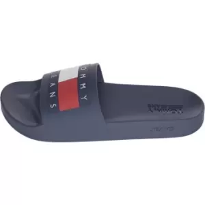 image of Tommy Jeans Flag Sliders - Blue