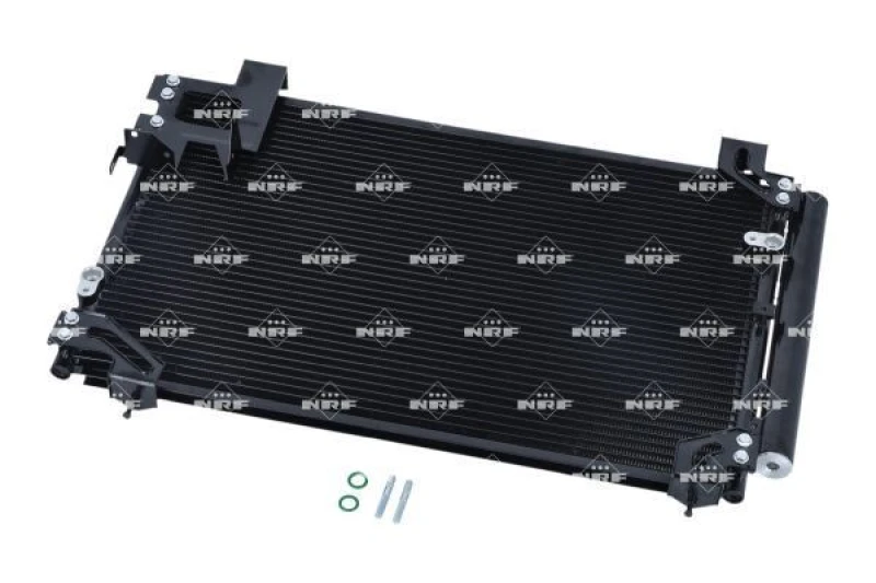 Image of NRF 35596 Condenser EASY FIT with seal ring, with nitrogen filling Aluminium Condenser,air conditioning (448)