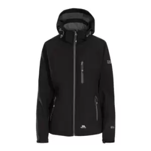 Image of Trespass Womens/Ladies Bela II Waterproof Softshell Jacket (5XL) (Black)
