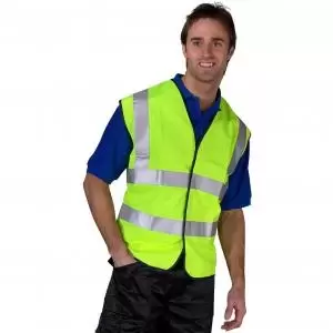 Image of BSeen High Visibility Medium Vest Yellow NWT2391-M