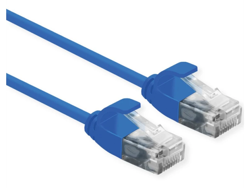 Image of ROLINE 21.15.3946 networking cable Blue 3m Cat6a U/UTP (UTP)