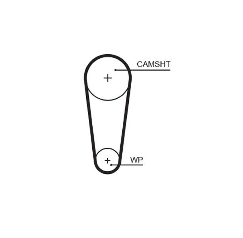 Image of GATES Timing Belt GATES 5727XS