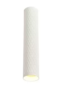 Image of 30cm Surface Mounted Ceiling Light, 1 x GU10, Sand White