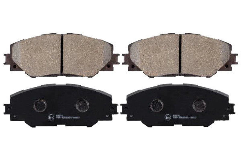 Image of SWAG 33 10 7515 Brake pad set Front Axle Brake Pad Set,disc brake (402)