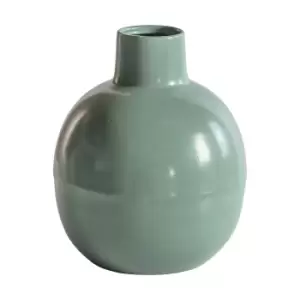 image of 16cm Green Ceramic Vase