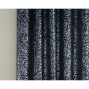 image of Halo Pair of 117x183cm Blackout Curtains, Navy