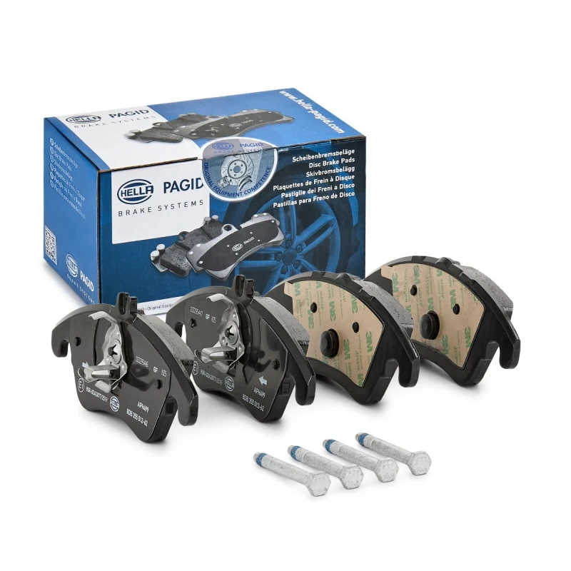 Image of HELLA Brake pad set HELLA 8DB 355 012-621