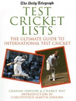 Image of Test Cricket Lists by Graham Dawson Paperback