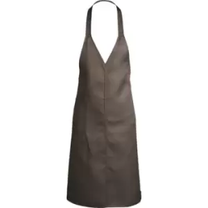 Image of Bullet Verona V Neck Apron (One Size) (Grey)