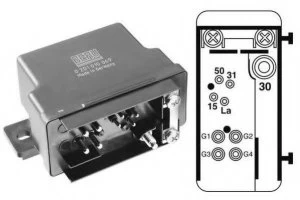 Image of Beru GR069 / 0201010069 Glow Plug Control Unit Replaces 73751591000
