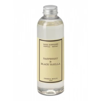 Image of Cereria Molla Raspberry & Black Vanilla Reed Diffuser Refill 200ml