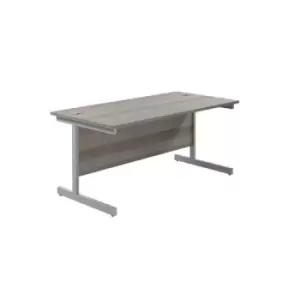 Image of Jemini Rectangular Desk 1600x800 with 2 Drawer Pedestal KF823254