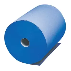 image of RW6510CR Floorstand Roll 2-Ply Blue 26CM (Pk-2) - Solent Cleaning