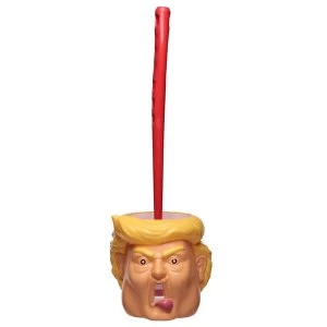 Image of President Head Toilet Brush and Holder