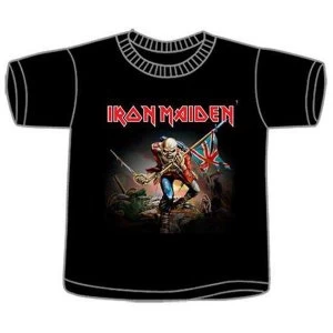 Image of Iron Maiden - Trooper Kids 11 - 12 Years T-Shirt - Black
