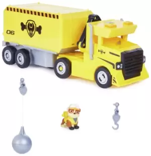 Image of PAW Patrol Big Truck Pups Rubble Transforming Toy Truck