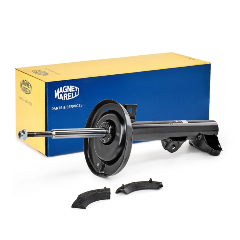 Image of MAGNETI MARELLI 352741070000 Shock absorber Front Axle, Gas Pressure, Twin-Tube, Suspension Strut, Top pin Shock Absorber (854)