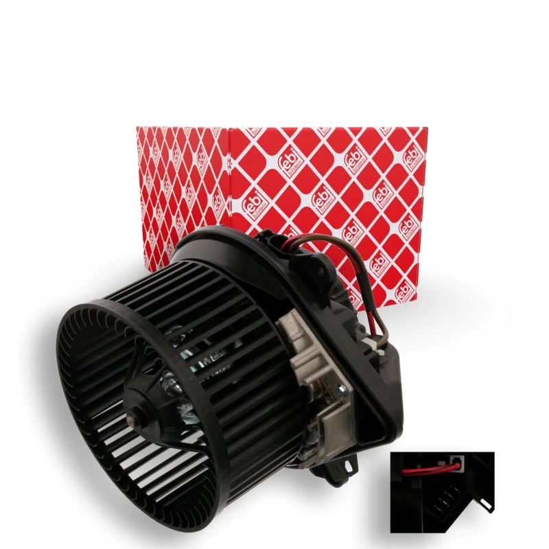 Image of FEBI BILSTEIN 36811 Blower Motor for left-hand drive vehicles Interior Blower (2669)