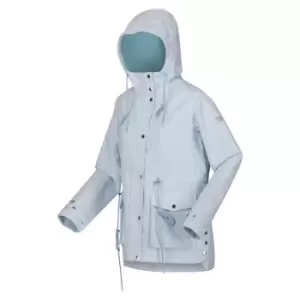 Image of Regatta Giovanna Fletcher Birdie Waterproof Jacket - PwdBluTicStr