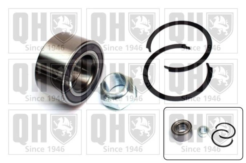 Image of QUINTON HAZELL Wheel bearing kit QUINTON HAZELL QWB1450
