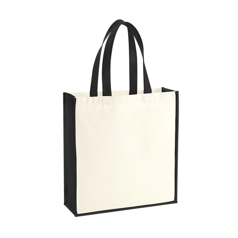 Image of Westford Mill Womens Gallery Canvas Tote in Jet Black Jet Black Female One Size