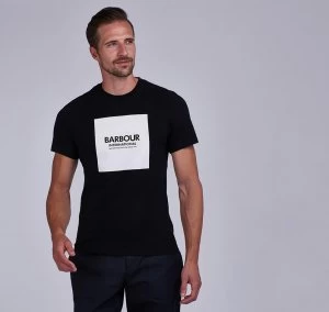 Image of Barbour International Mens Block T-Shirt - Black - L