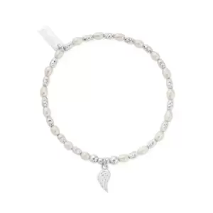 image of ChloBo Silver & Pearl Forever & Always Bracelet