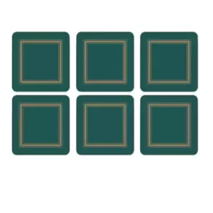 Image of Pimpernel Pimpernel S6 Coasters 34 - Green