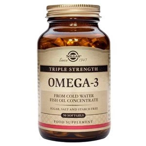 Image of Solgar Triple Strength Omega 3 Softgels 50 Softgels