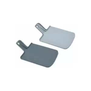 Image of Joseph Joseph Chop2Pot Plus Folding Chopping Board Easy-Grip Handle 2-pack - Small - Sky