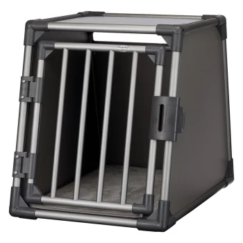 image of Trixie Aluminium Transport Box - Graphite - Size L: 64 x 92 x 78cm (H x W x D)