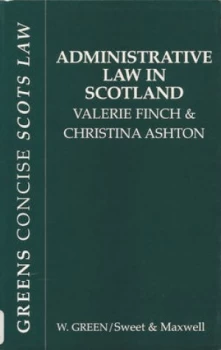 Image of Administrative Law in Scotland Paperback