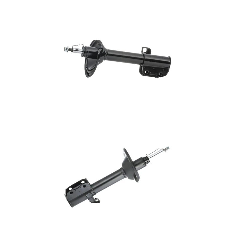 Image of RIDEX 854S21156 Shock absorber Rear Axle Left, Gas Pressure, Suspension Strut, Bottom Clamp Shock Absorber (854)