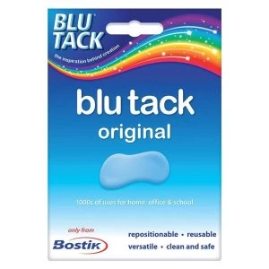 image of Bostik Blu tack Mastic Adhesive Non Toxic Handy Pack 1 x Pack of 12 Mastic Adhesive