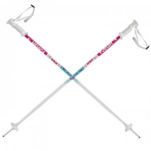 Image of Nevica Vail Ski Poles Juniors - White/Pink