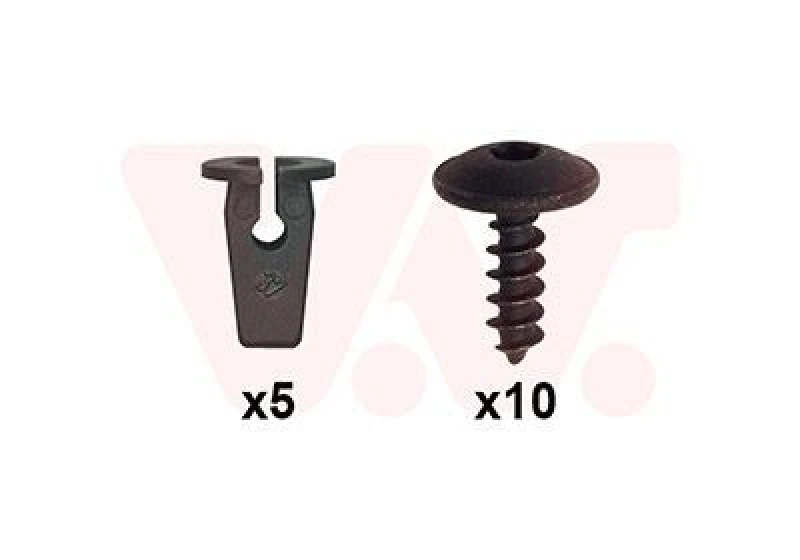 Image of VAN WEZEL Mounting Kit, bumper VAN WEZEL 7629793
