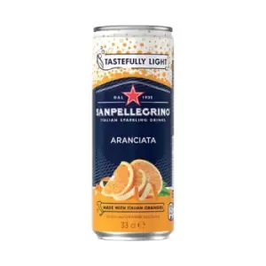 image of San Pellegrino Aranciata Orange 330ml Can (Pack of 24) 12516073