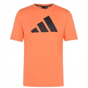 Image of adidas Sportswear Logo T Shirt Mens - True Orange