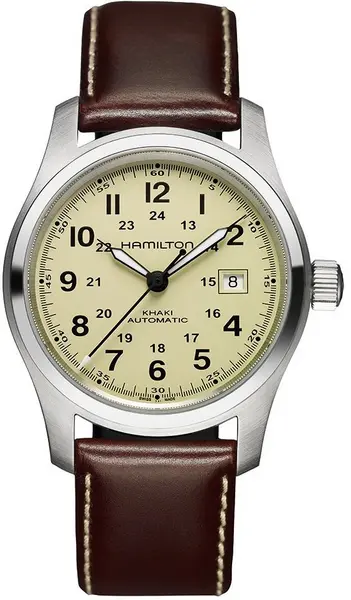 Image of Hamilton Watch Khaki Field Auto D - Yellow HM-742