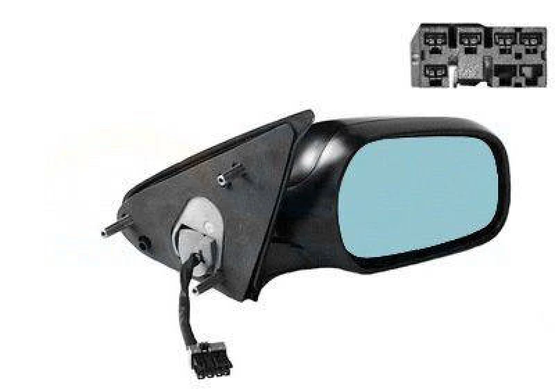 Image of VAN WEZEL 0955808 Wing mirror * HAGUS * Right, with mirror glass Outside Mirror (50)