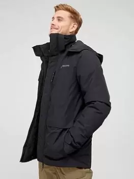 image of Didriksons Sebastian 3 Insulated Car Coat - Black, Size XL, Men