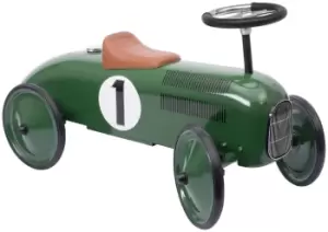 image of Robbie Toys Green Goki Ride-on Metal Vehicle