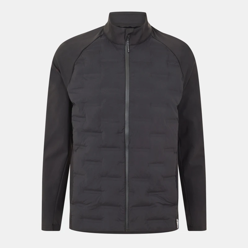 Image of Castore Mens Ireland Water-Resistant Licensed Rain Anorak Black male XS