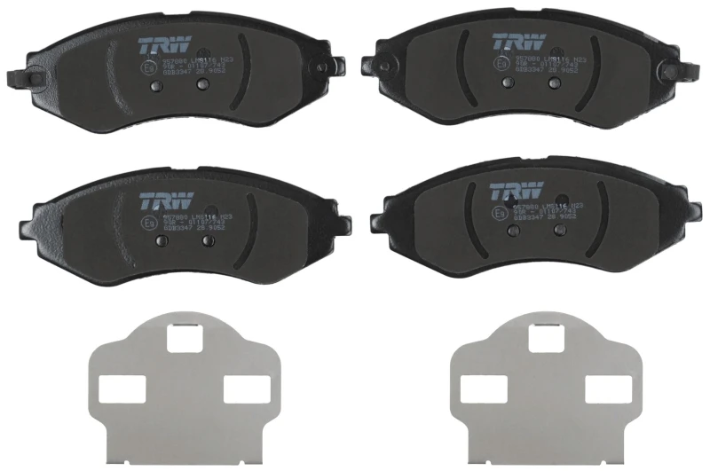 Image of TRW GDB3347 Brake pad set with acoustic wear warning Brake Pad Set,disc brake (402)