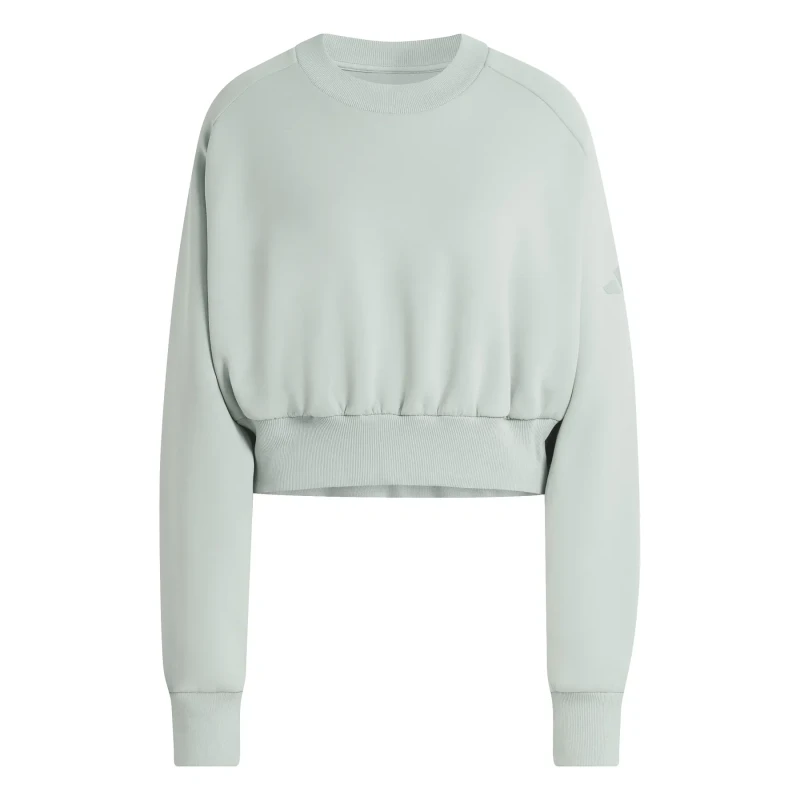 Image of Adidas Sweatshirt woman adidas Soft Lux Vert Female L