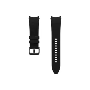 image of Samsung Hybrid Eco-Leather Band (M/L) for Galaxy Watch6 in Black (ET-SHR96LBEGEU)