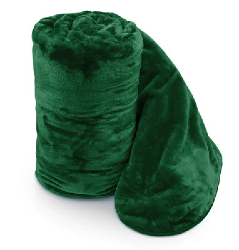 Image of Velosso Luxurious Ultra-Soft Plush Faux Mink Fur Throw Blanket - 150Cm X 200Cm , For Sofa, Bed - Emerald